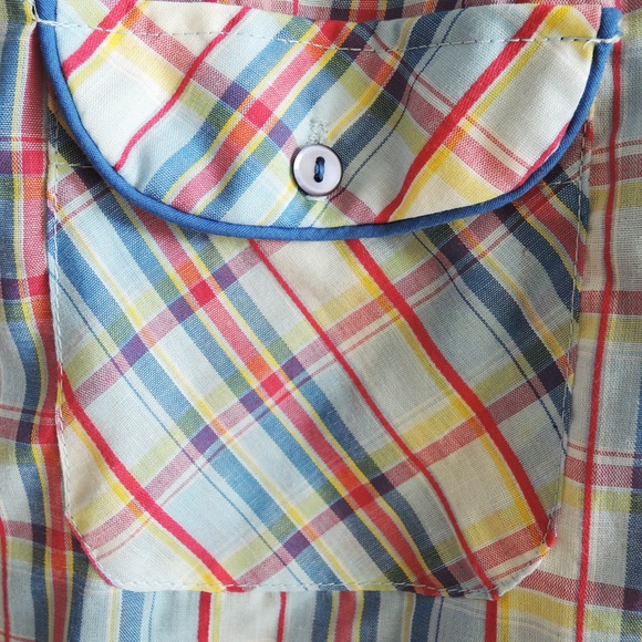 Cute vintage checked blouse by Sweet Baby Jane - Picture 4 of 5